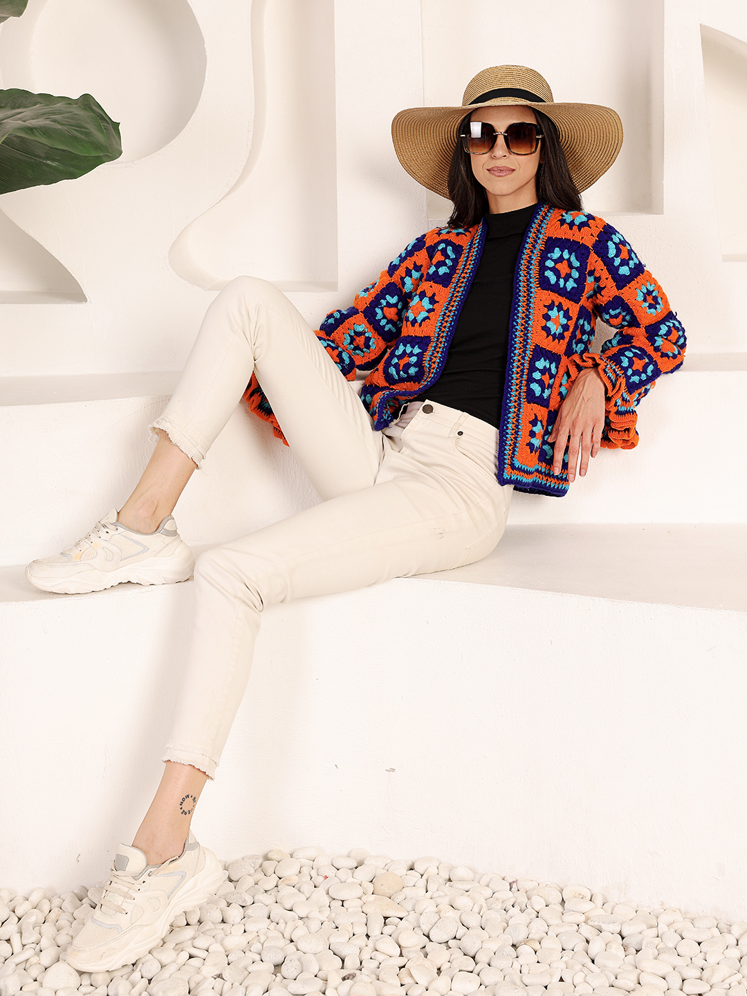 Crochet Sunshine Cardigan - Multicolor