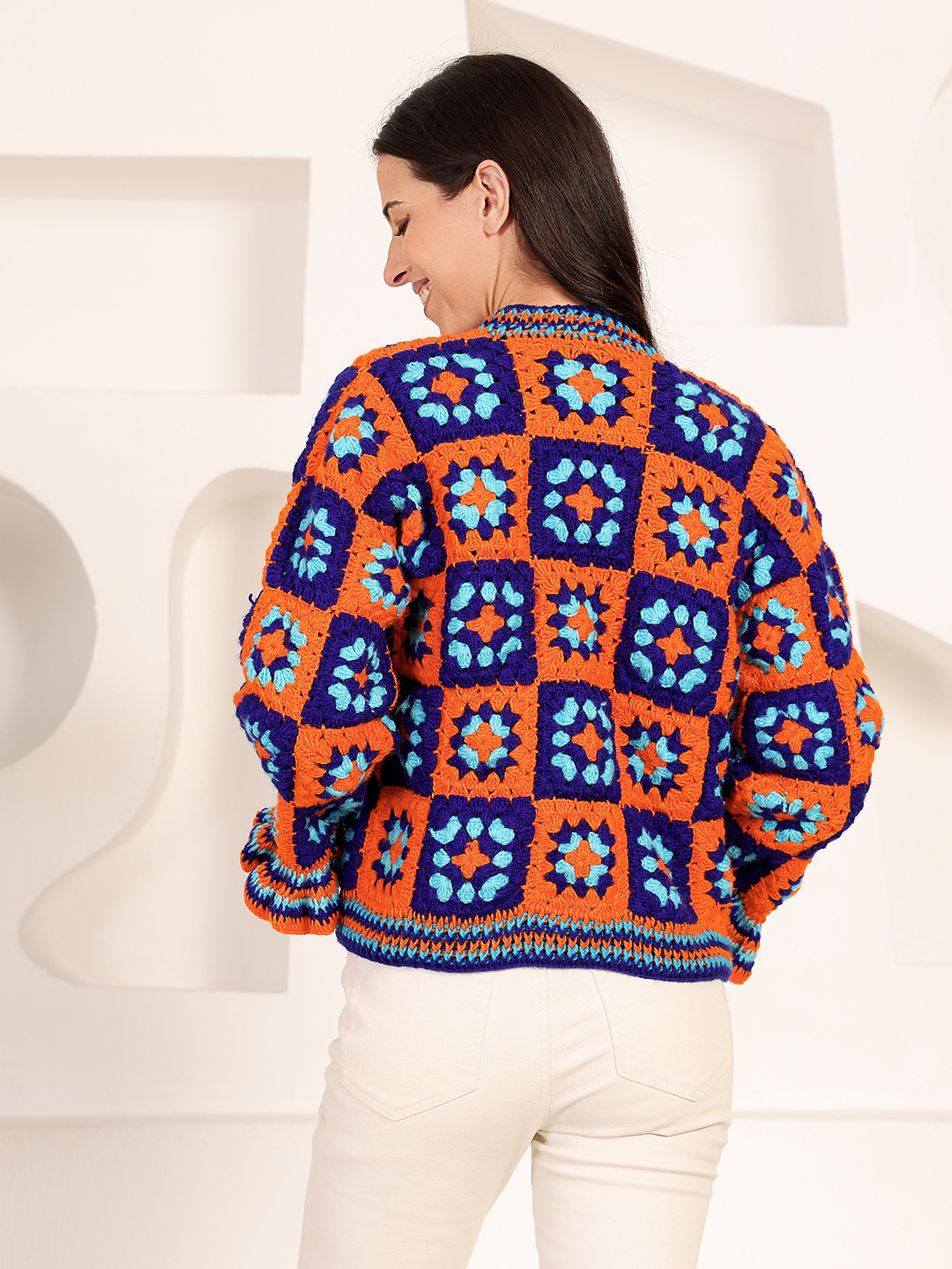 Crochet Sunshine Cardigan - Multicolor