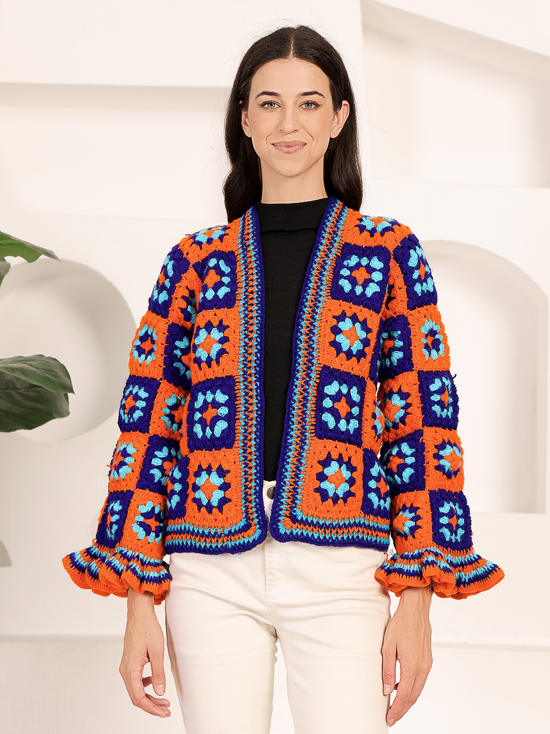 Crochet Sunshine Cardigan - Multicolor