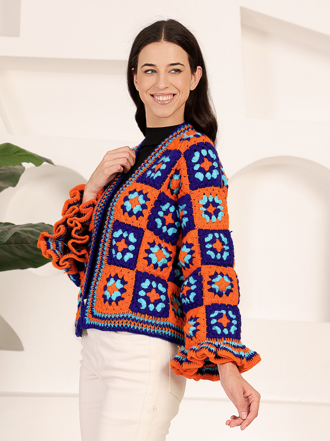 Crochet Sunshine Cardigan - Multicolor