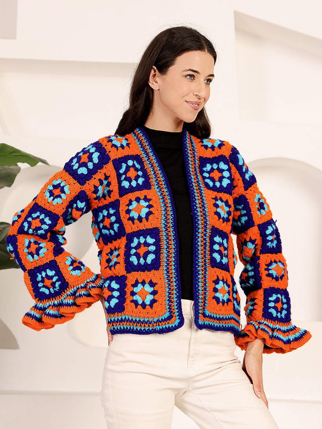 Crochet Sunshine Cardigan - Multicolor