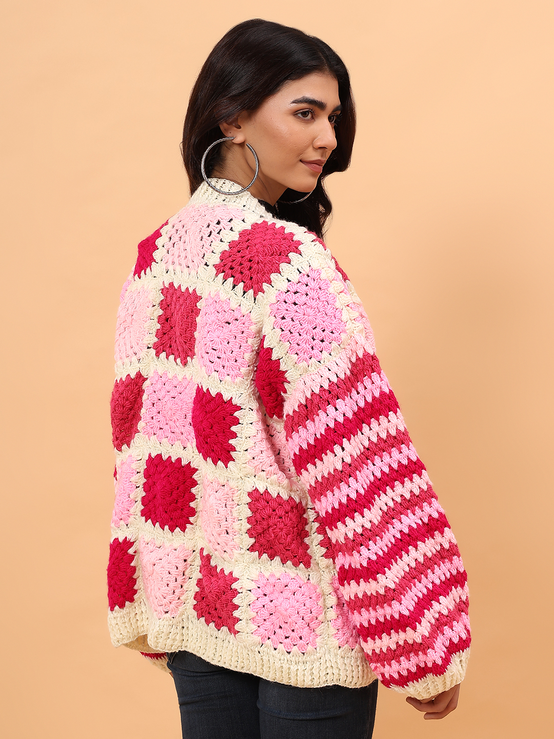 Velvery Front Openable Cardigan - Multicolor