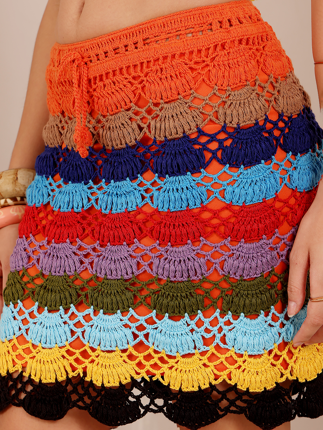 Self Design Crochet Skirt