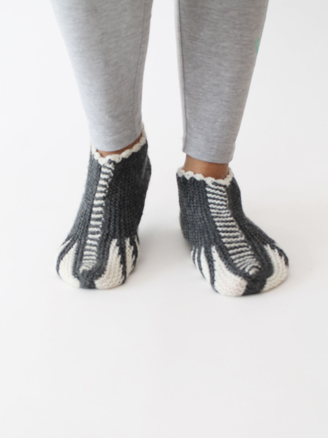 Velvery Unique Design Socks - Dark Grey