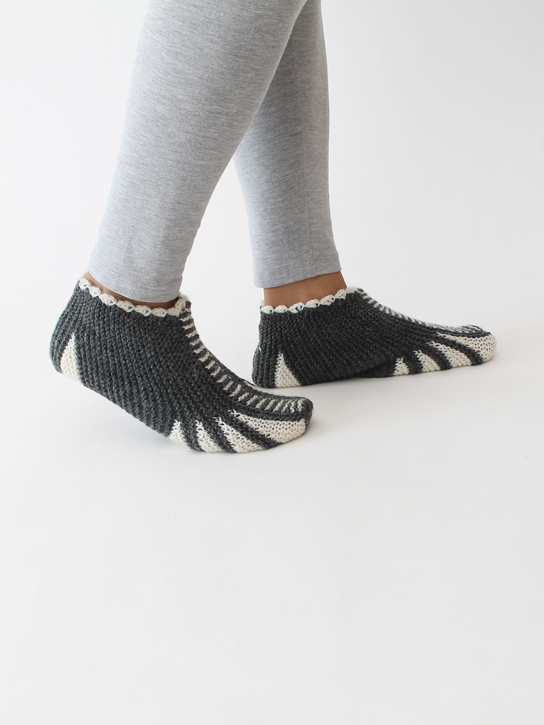 Velvery Unique Design Socks - Dark Grey