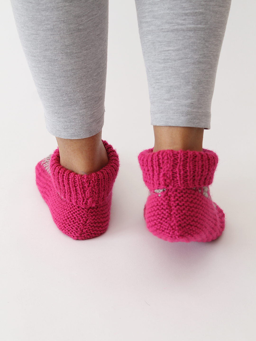 Velvery Handknitted Socks - Pink