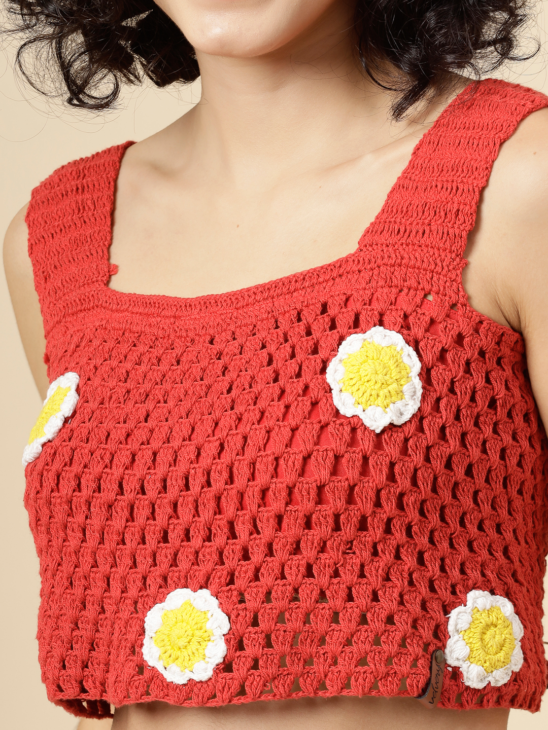 VelveryCrochet Daisy Crop Top