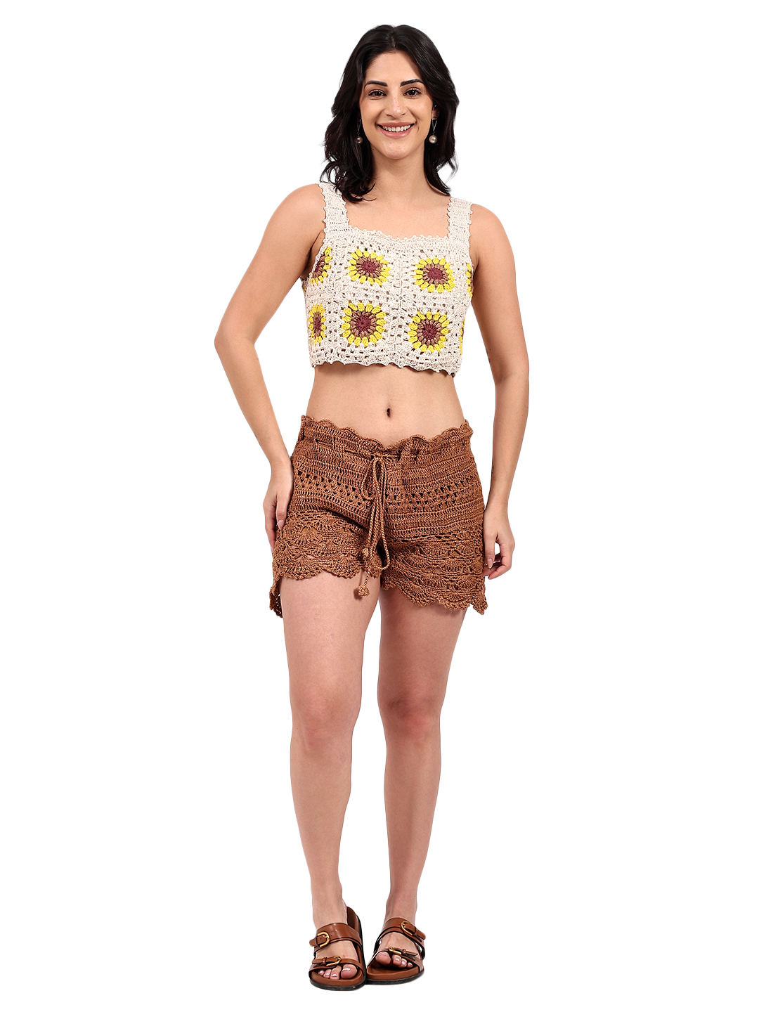 Bohemian Sunflower Design Top