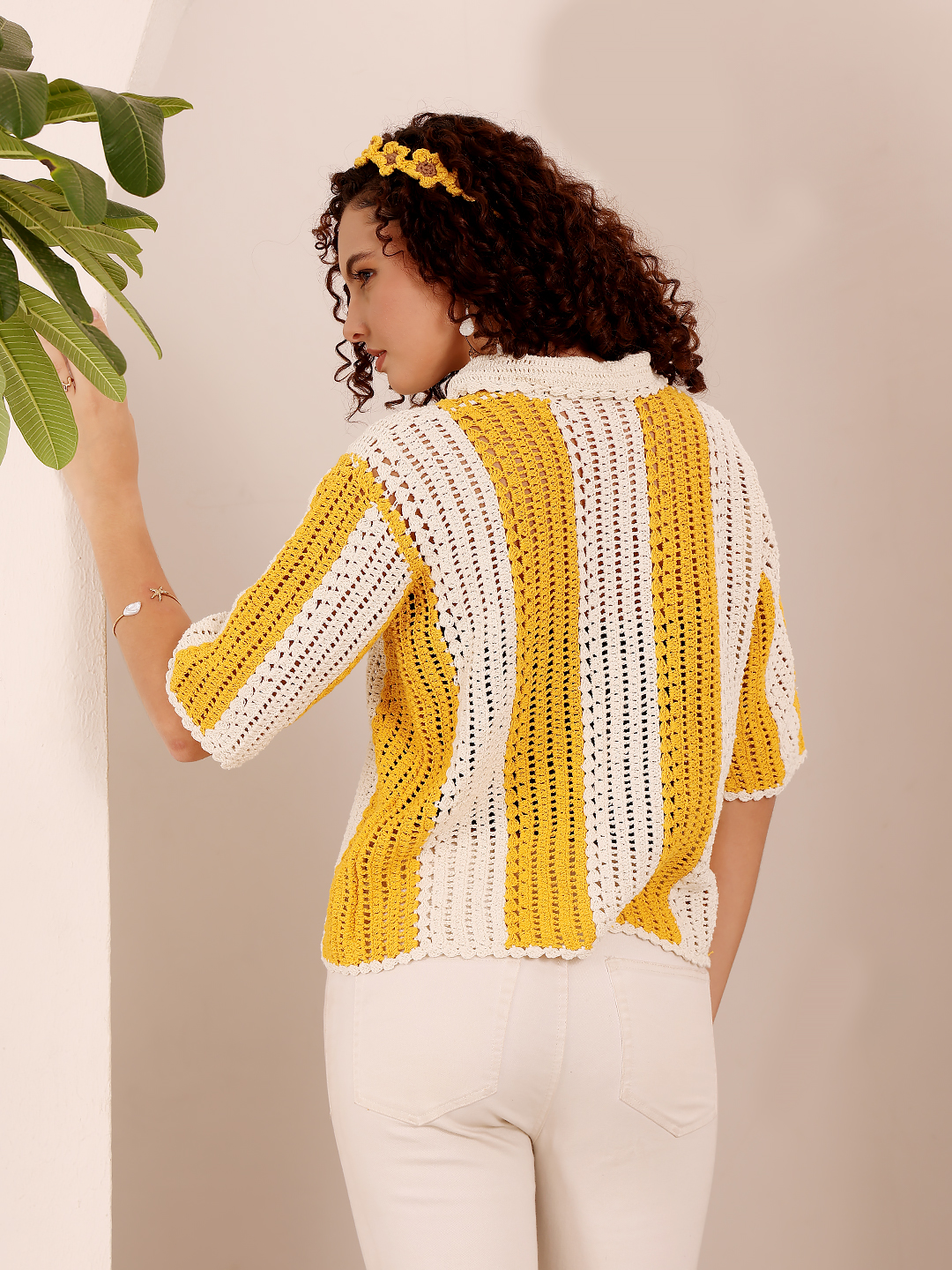 Bohemian Crochet Shirt