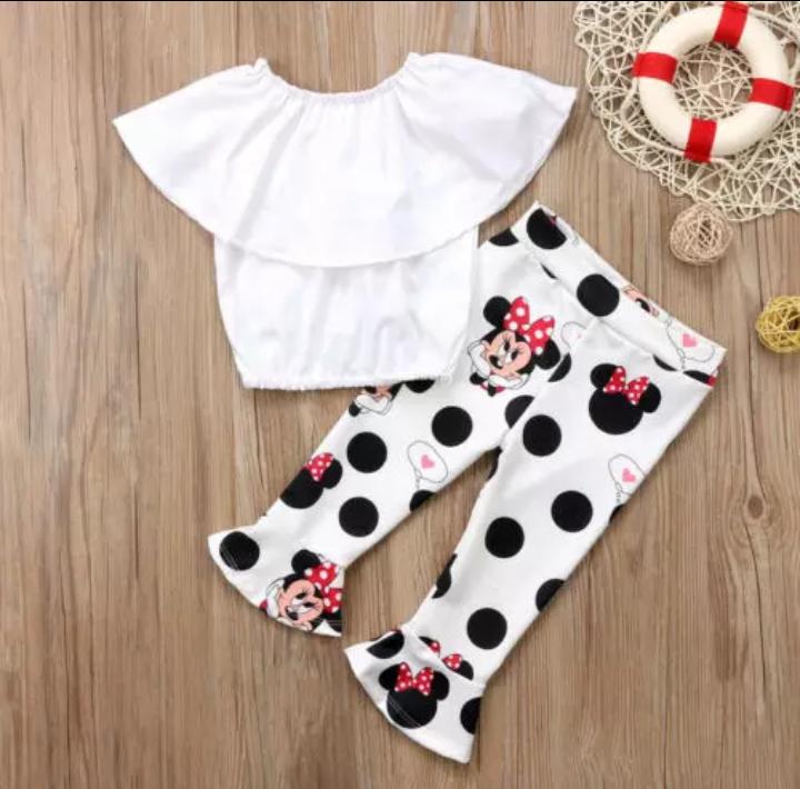 White Top  Mini Pant