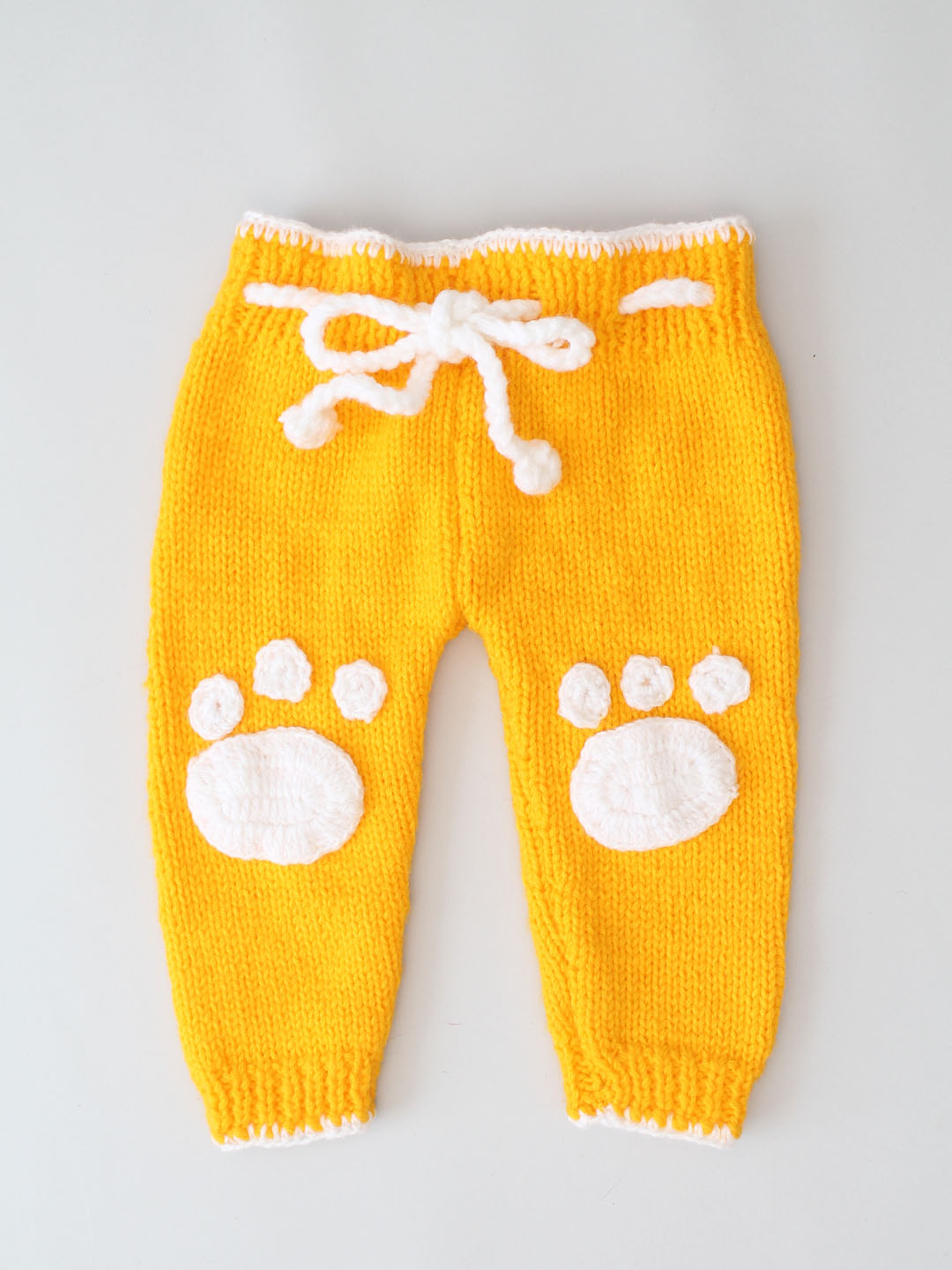 Woonie Handknitted Infant Sweater Set - Yellow