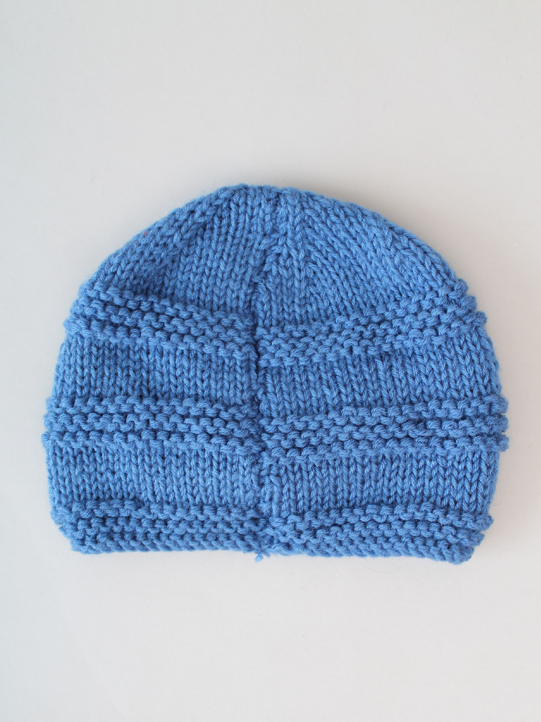 Woonie Handknitted Turban Cap - Blue