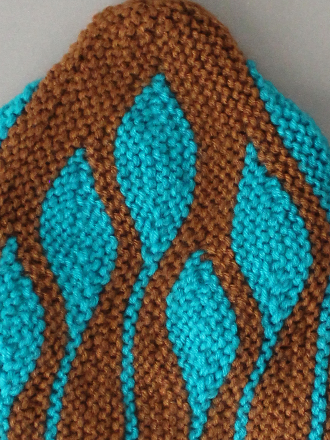 Woonie Handknitted Woolen Turban Beanie - Sky Blue