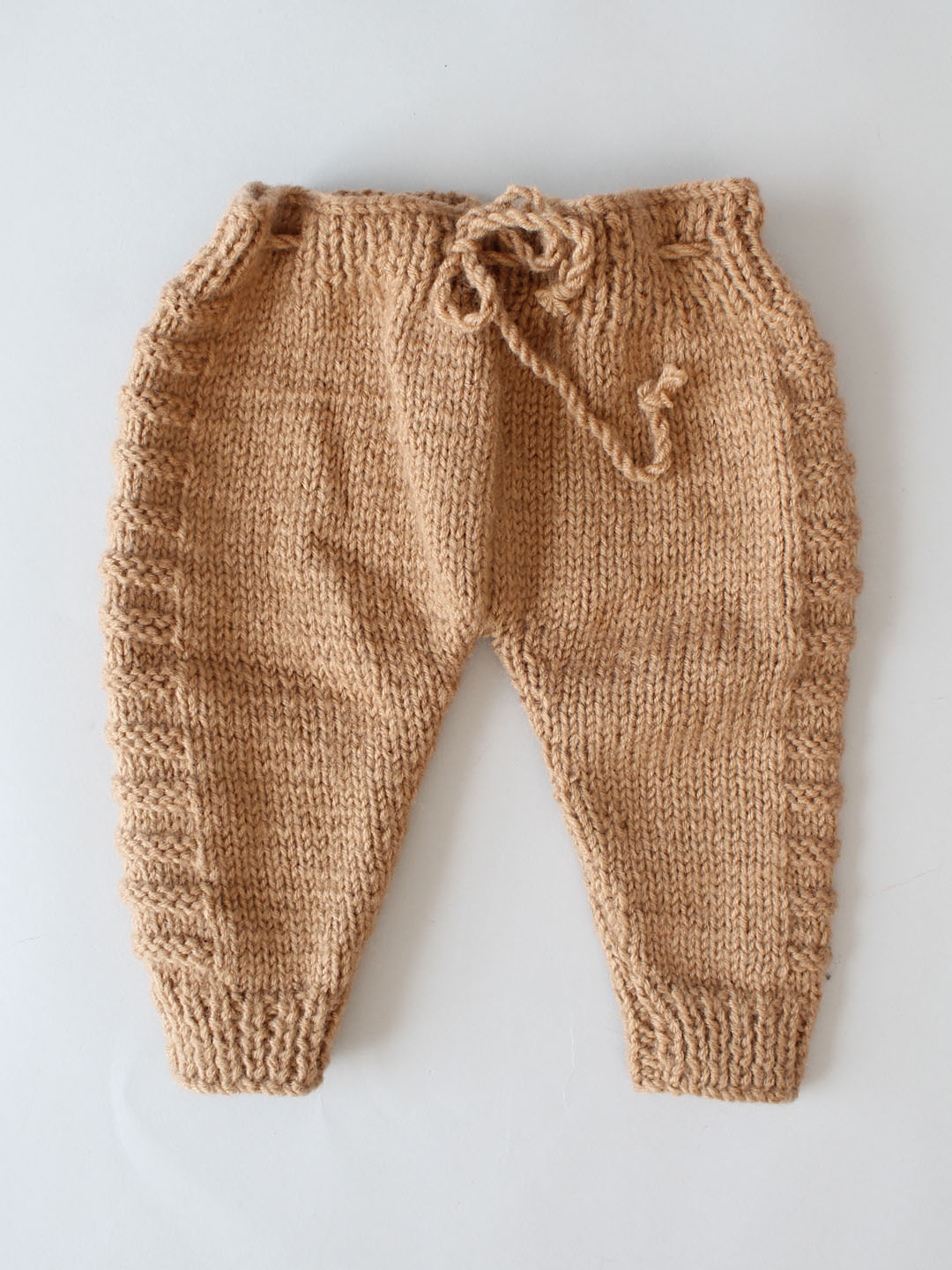 Woonie Handmade Cable Knit Sweater and Pants Set - Yellow