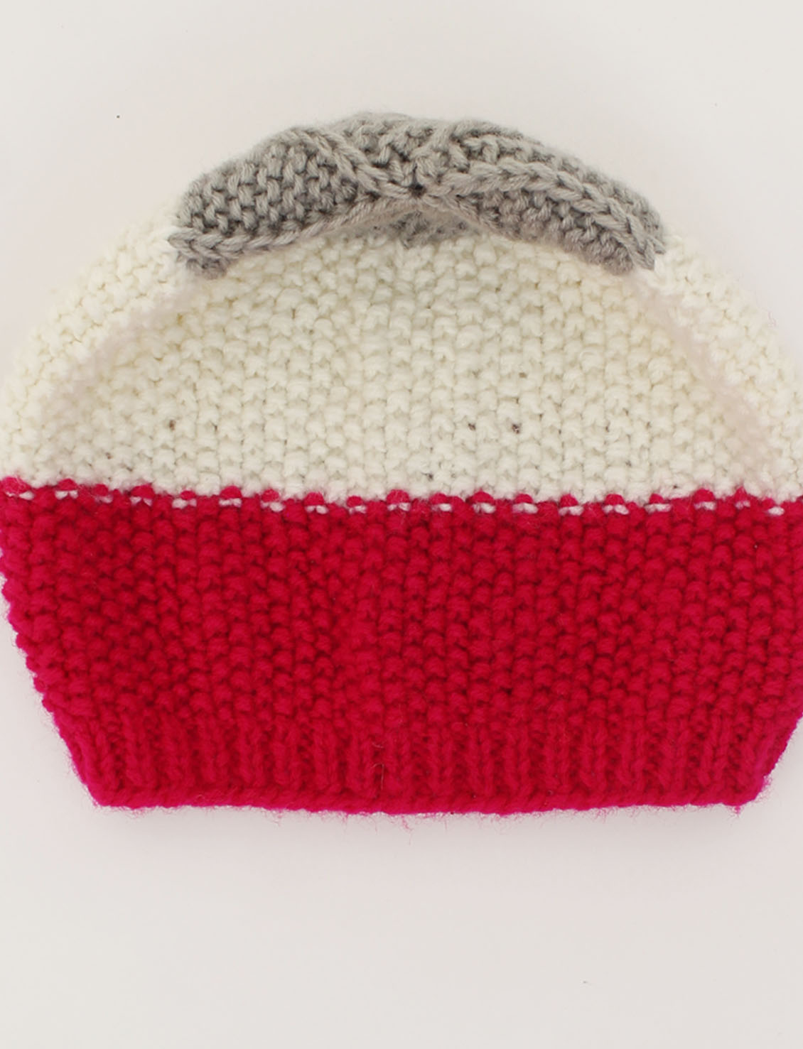 Woonie Handmade Triple Shaded Newborn Woolen Cap - Multi