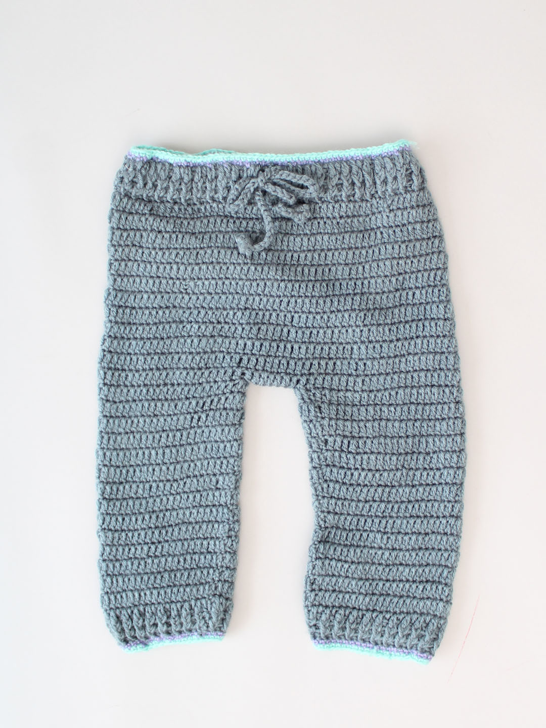 Woonie Matching Sweater and Pants with Caps & Booties - Grey