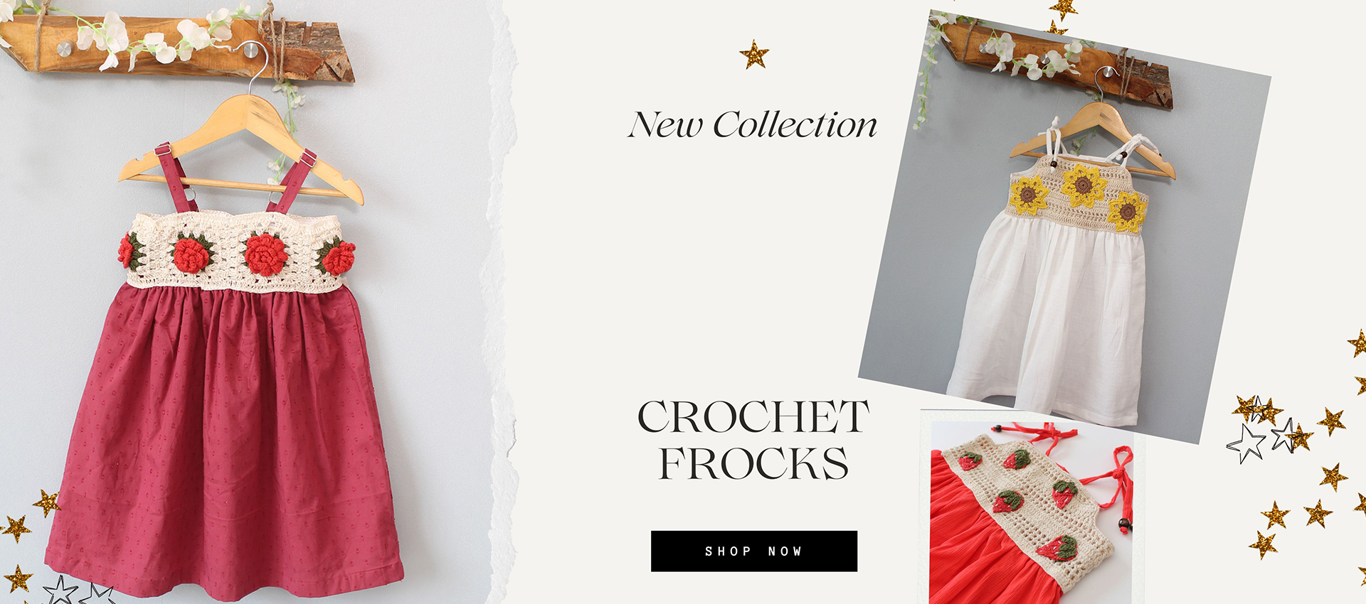 crochet girls frock