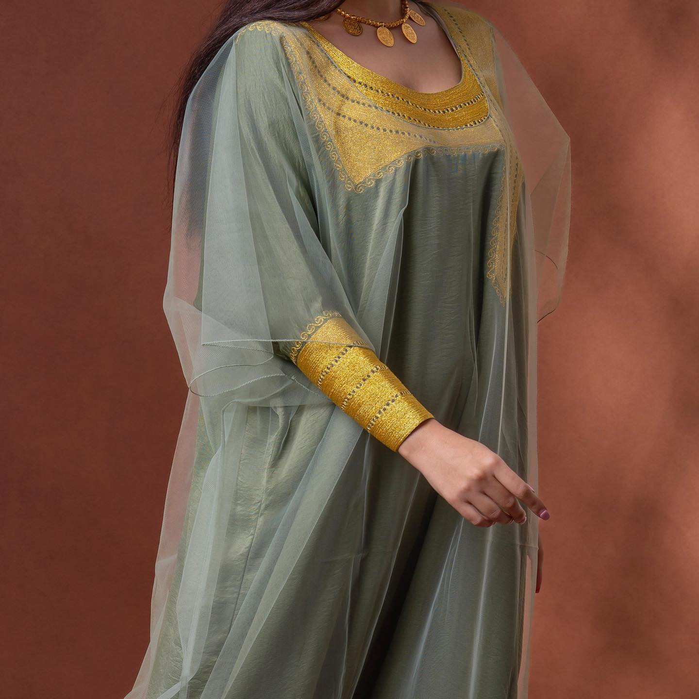 Tolah Traditional Thoub - green