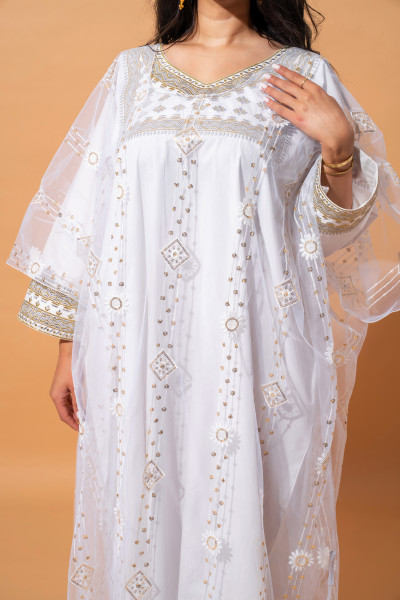 Eid 55 Thoub - White