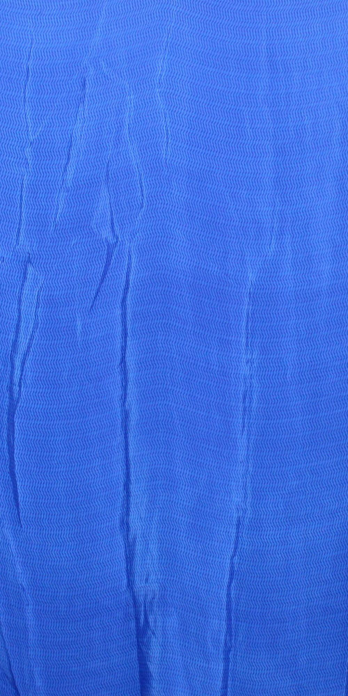 Royal Blue Printed Art Silk Saree with Blouse