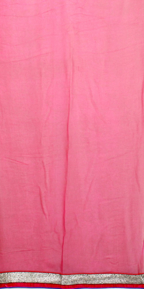 Red-Cream Printed Art Silk Saree with Blouse