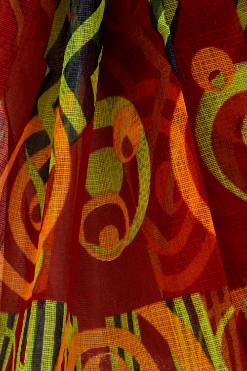 Maroon Handloom Kota Doria Cotton Saree 13500