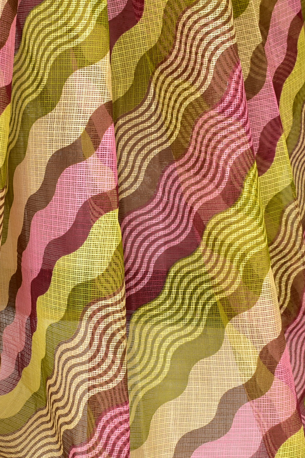 Mehndi Green-Magenta Handloom Kota Doria Cotton Saree 15581