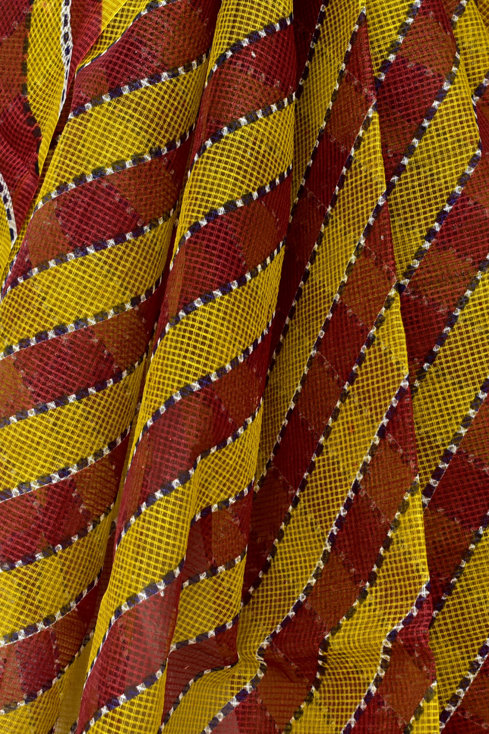 Mehndi Green-Maroon Handloom JP Munga Doria Cotton Saree 15626