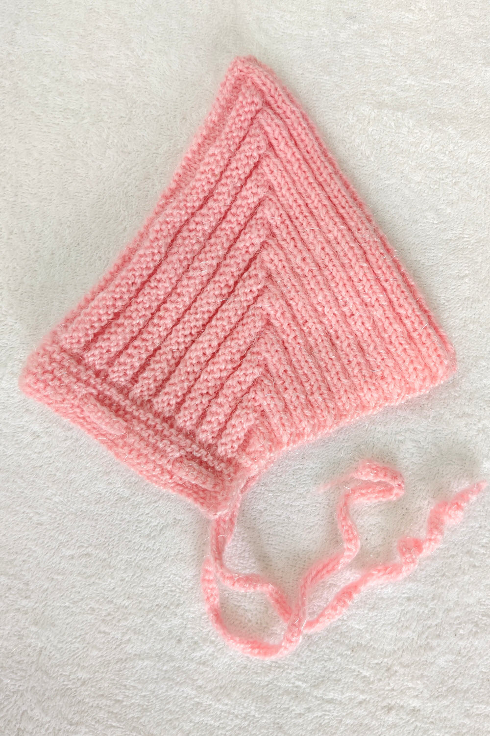 18-24 Months - Peach Hand Knitted Sweater with Cap for Kids 16003