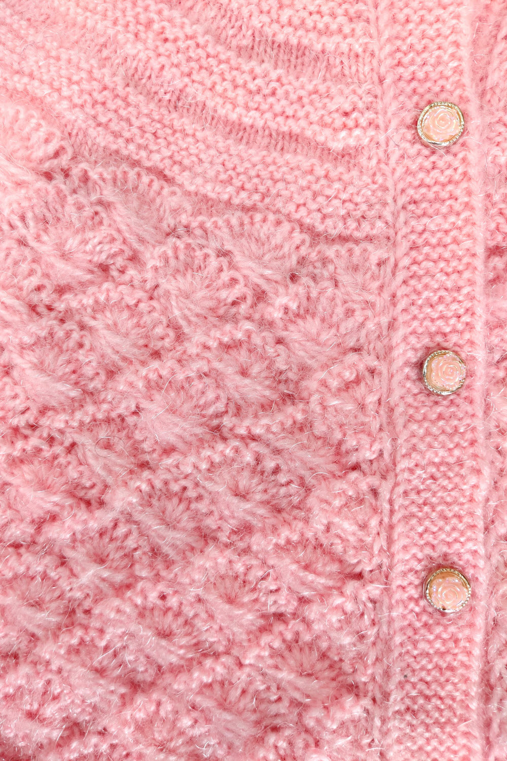 18-24 Months - Peach Hand Knitted Sweater with Cap for Kids 16003