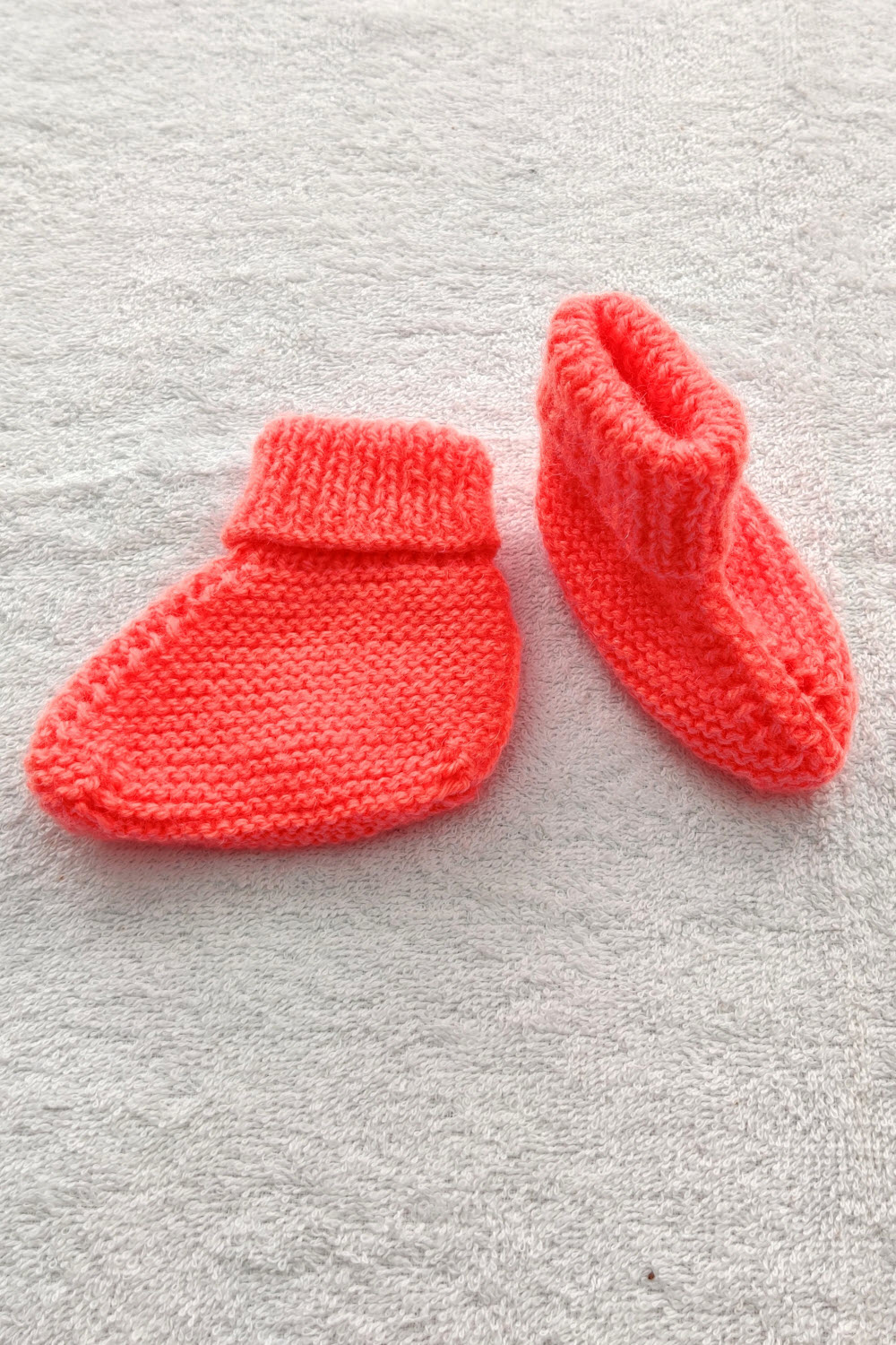 18-24 Months - Peach Hand Knitted Sweater With Cap Shoes For Baby 16017