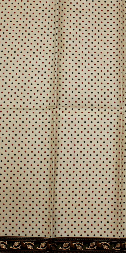 Brown Embroidered Kora Art Silk Saree with Blouse 16153