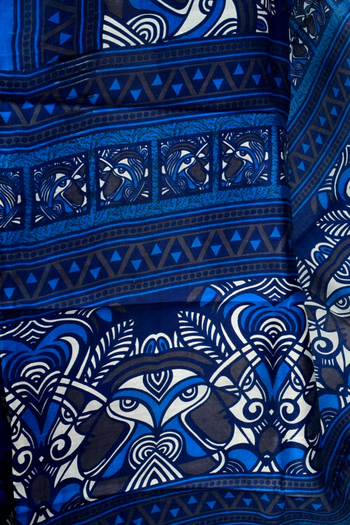 Blue Handloom Pure Silk Saree 16357