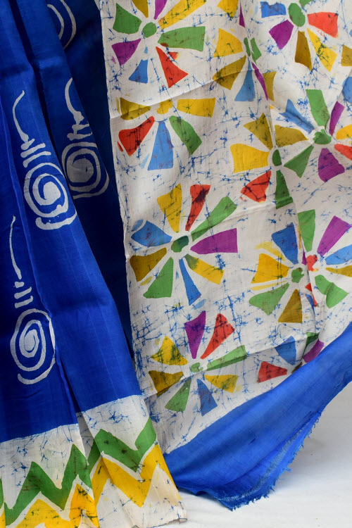 Royal Blue Handloom Pure Silk Saree 16369