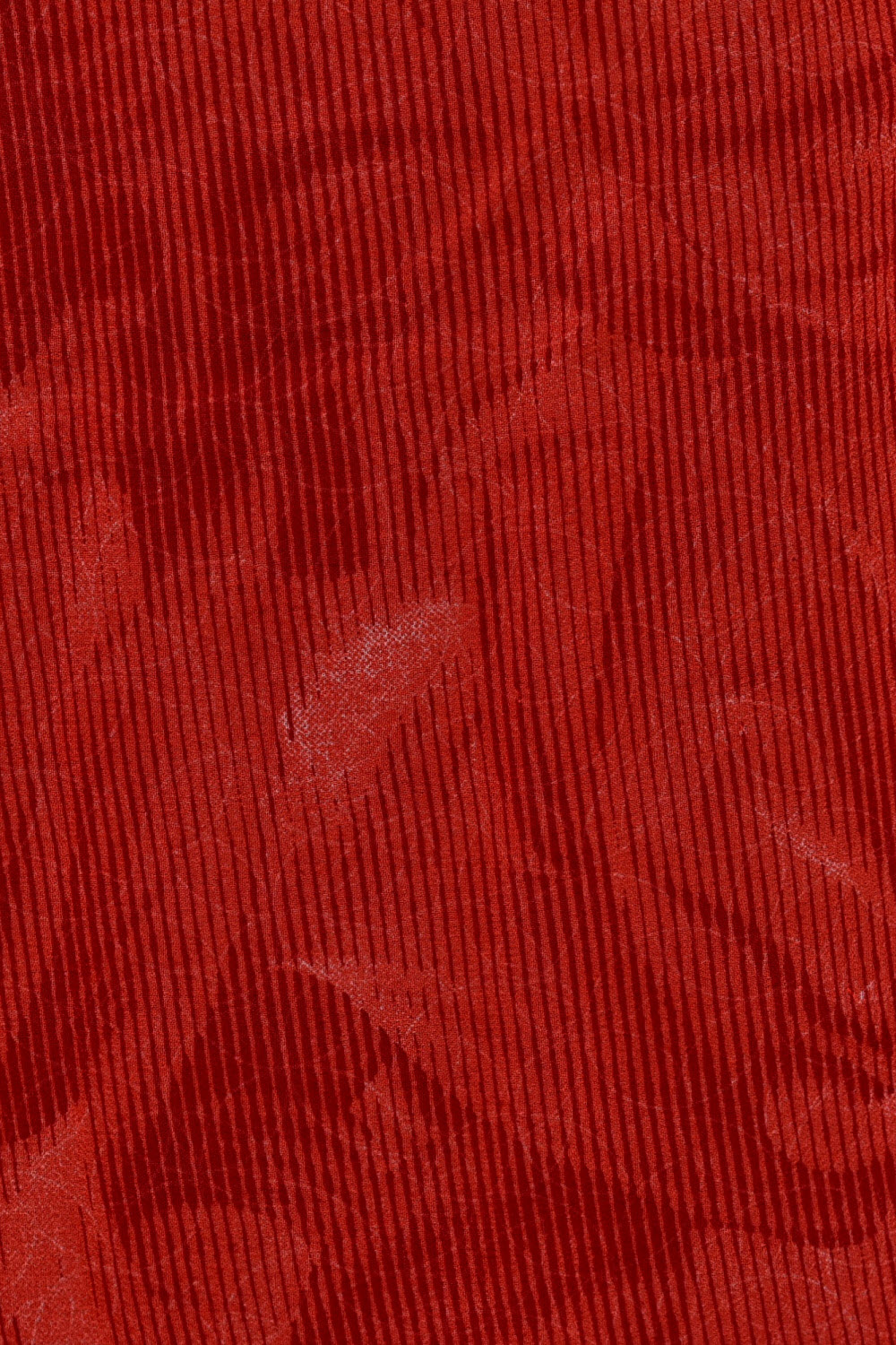 Red Printed Georgette Saree with Blouse