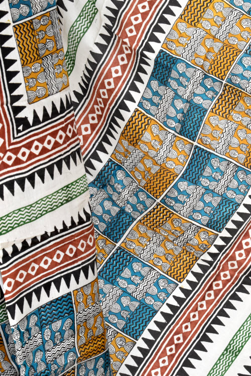 Cream-Brown Double Knitted Handloom Pure Silk Saree