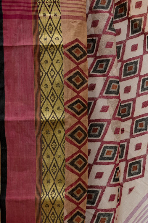 Fawn Handloom Tant Cotton Saree