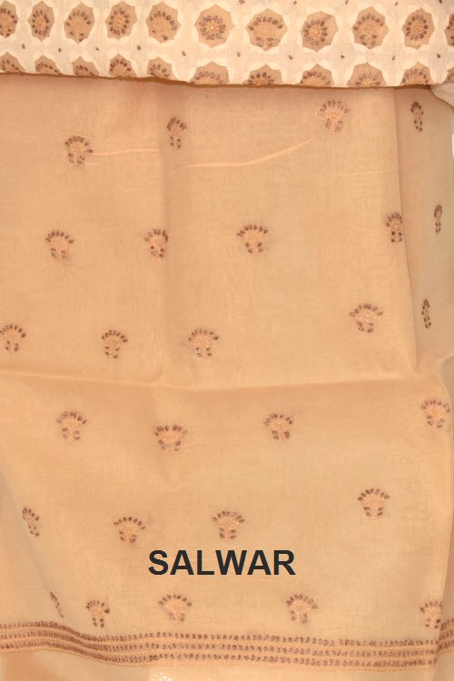 Fawn Chikankari Salwar Kameez with Dupatta 17866