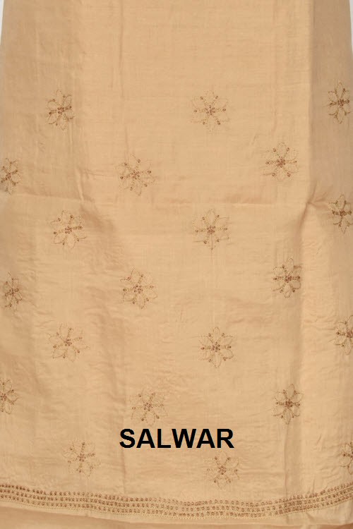 Fawn Chikankari Salwar Kameez with Dupatta 17869