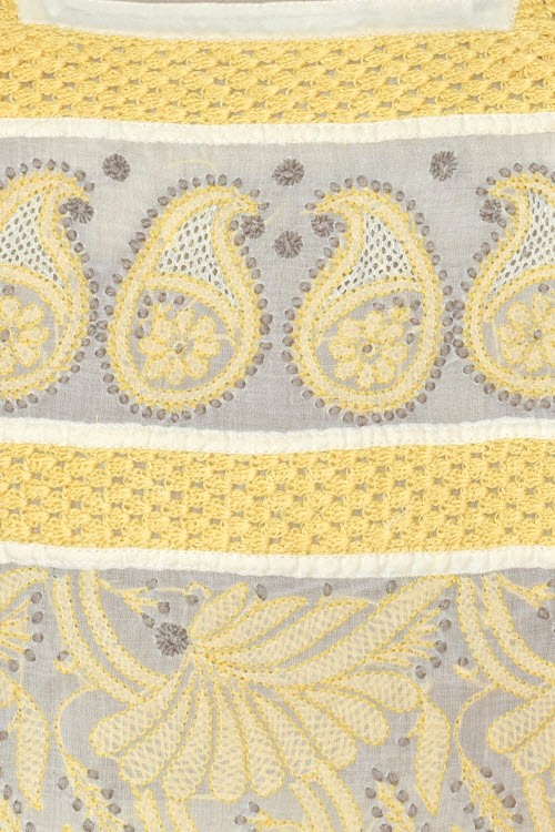 Yellow Chikankari Salwar Kameez with Dupatta 17870