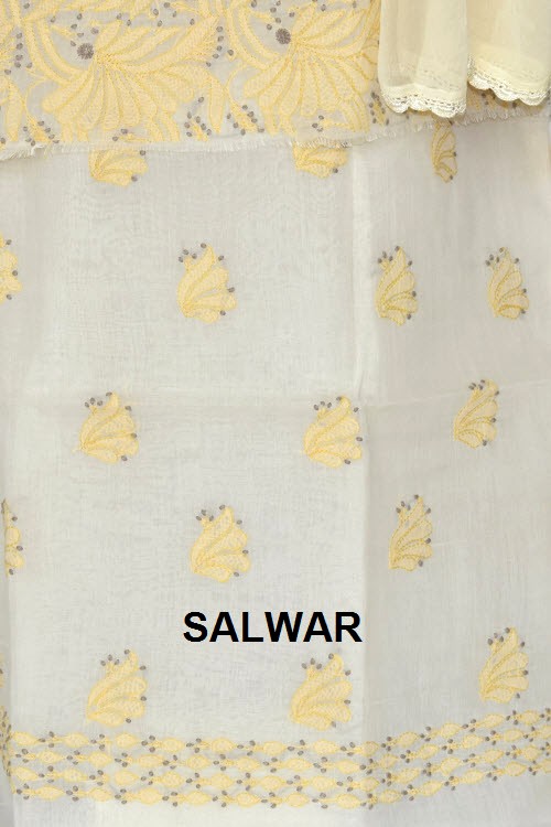 Yellow Chikankari Salwar Kameez with Dupatta 17870