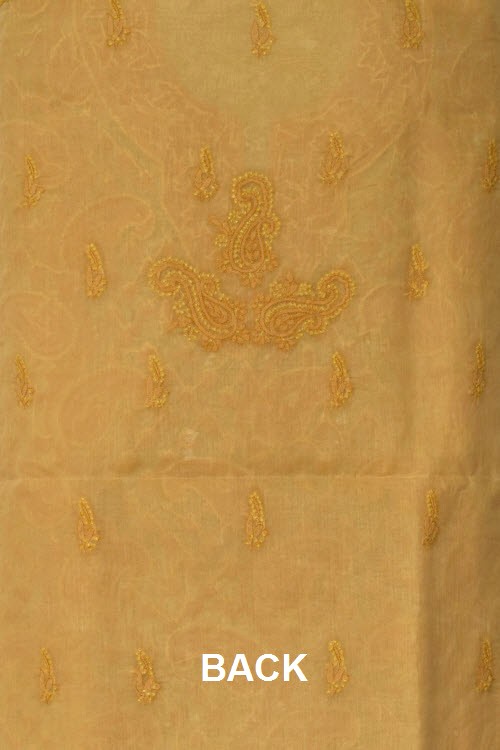 Mustard Yellow Chikankari Salwar Kameez with Dupatta
