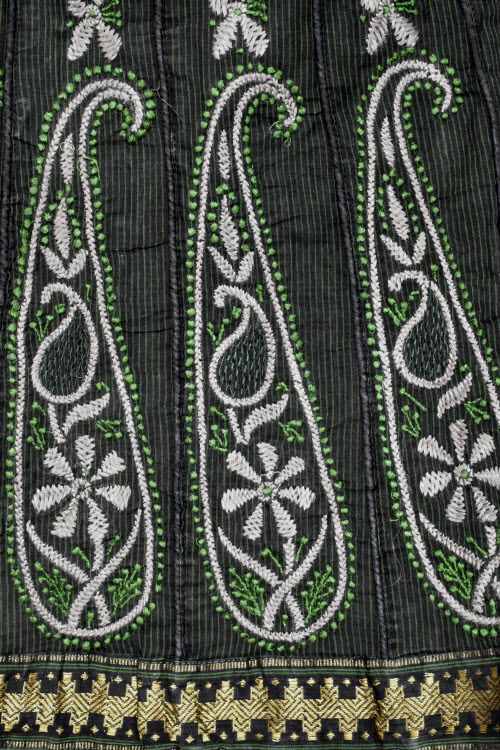 M 40 Black Chikankari Stitched Cotton Anarkali 17927