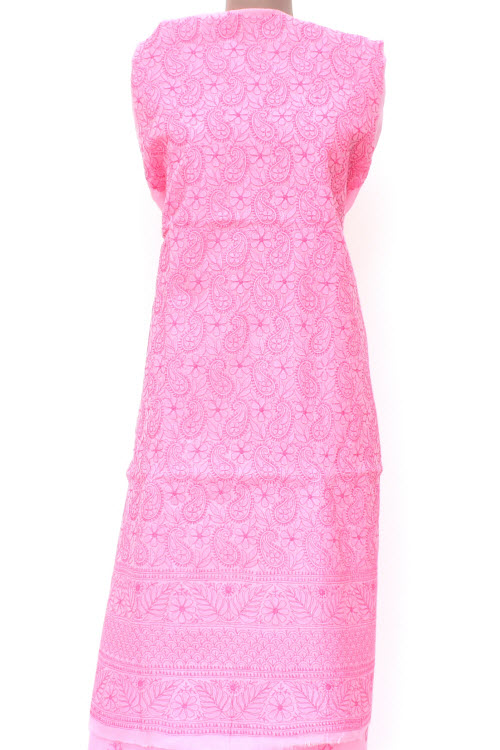 Pink Chikankari Salwar Kameez with Dupatta