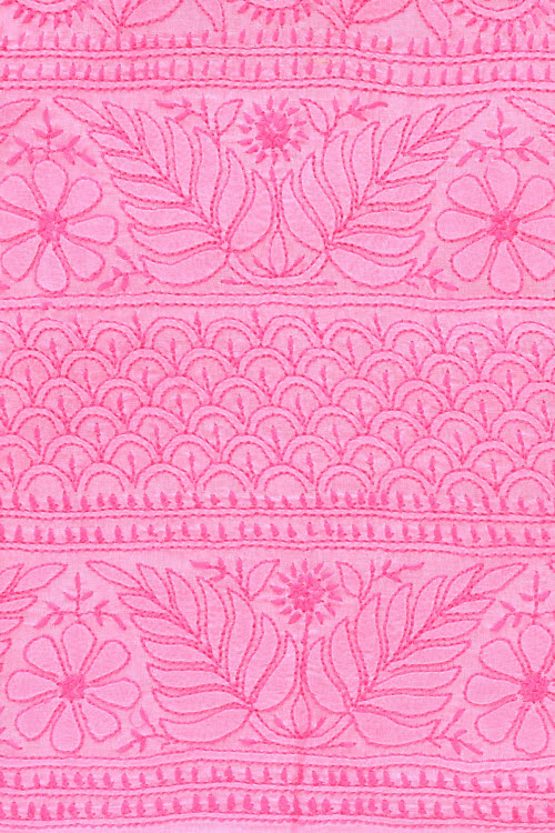 Pink Chikankari Salwar Kameez with Dupatta