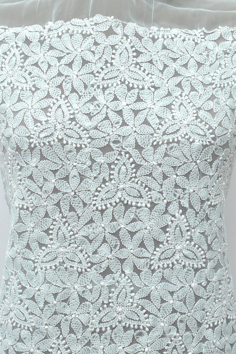 Sea Green Hand Embroidered Chikankari Salwar Kameez with Dupatta 18129