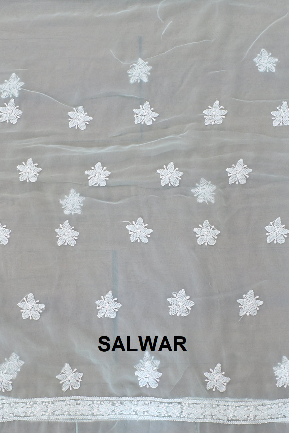 Sea Green Hand Embroidered Chikankari Salwar Kameez with Dupatta 18129