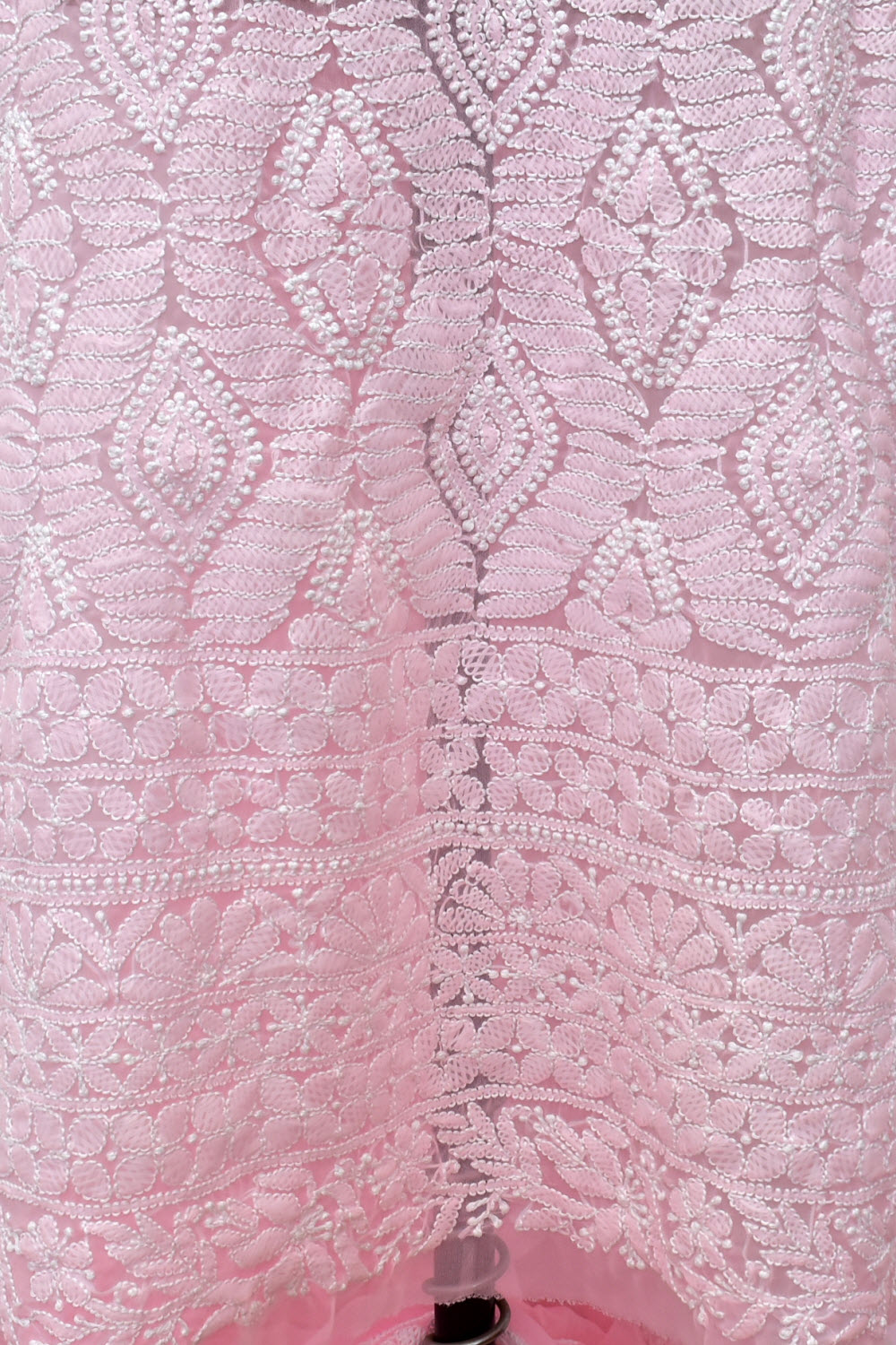 Pink Hand Embroidered Chikankari Salwar Kameez with Dupatta 18132