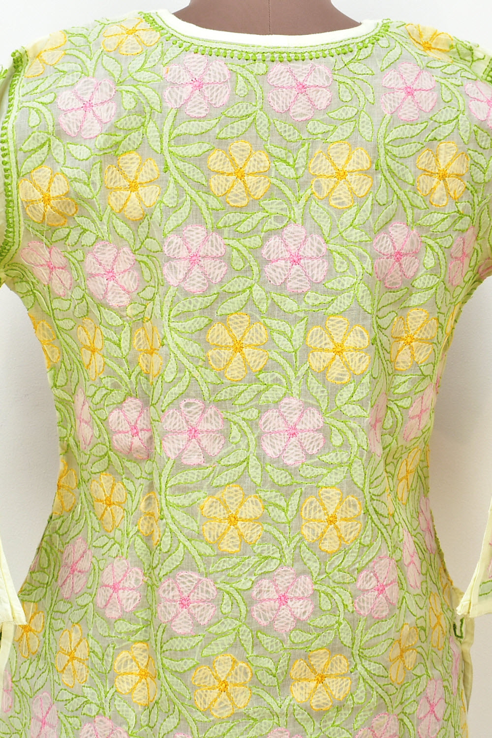 L 42 Multi-Color Chikankari Stitched Kurti 18322