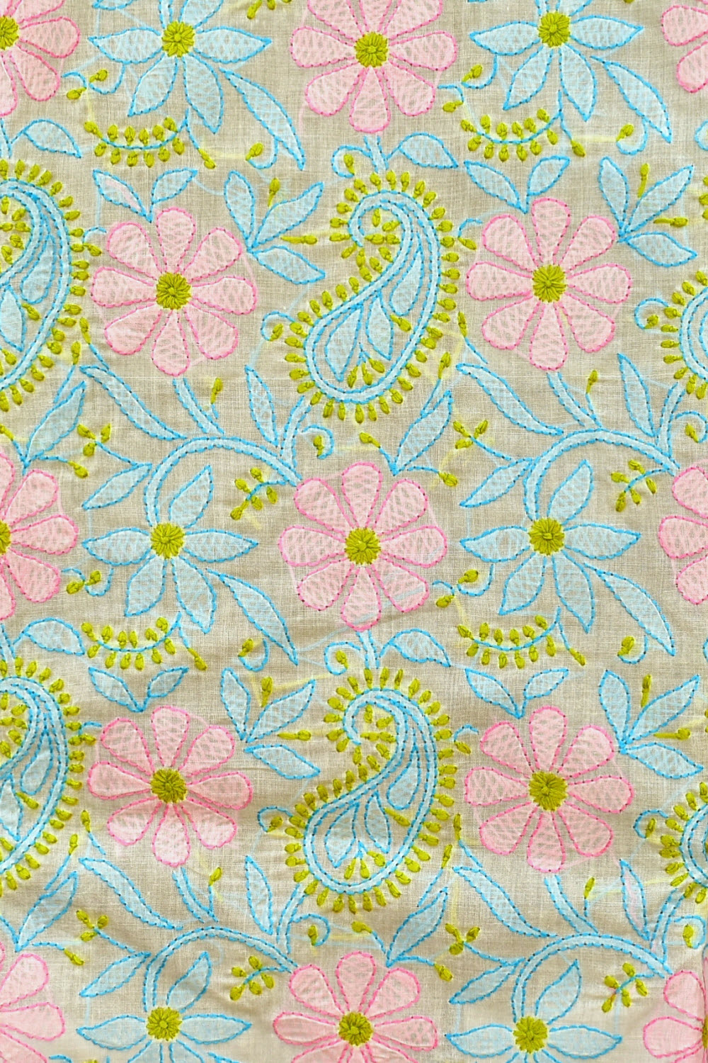 M 40 Multi-Color Chikankari Stitched Kurti 18325